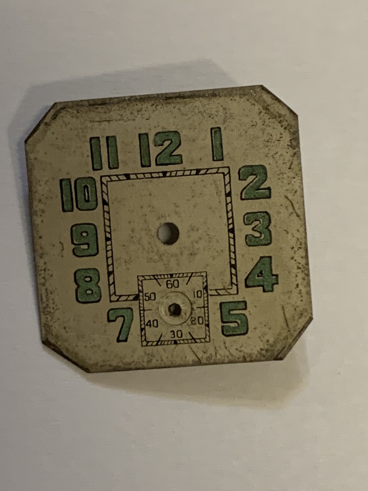 watch dial Full # 8/0 22.92 X 22.99MM Second Hand Dial At 6 (D1)
