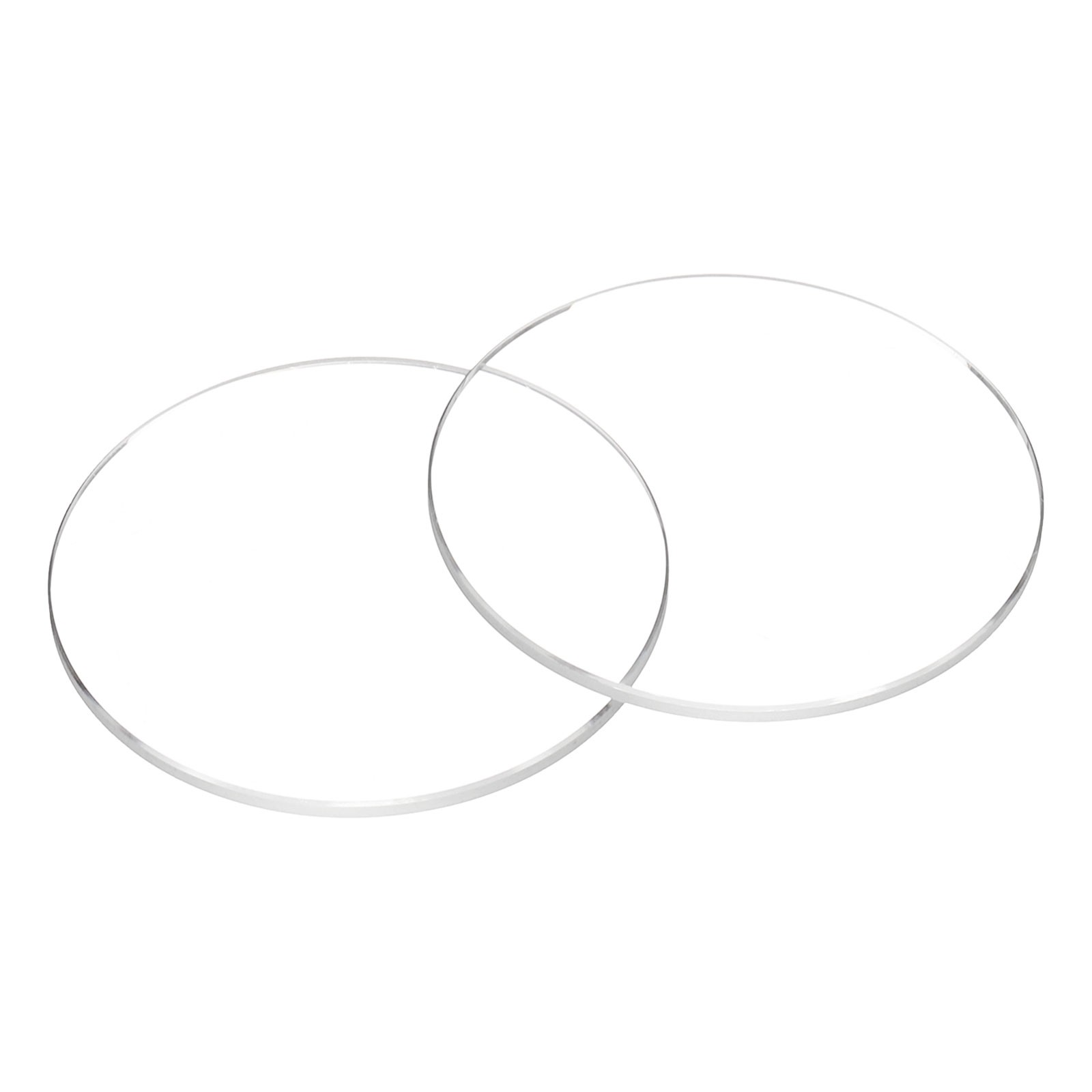 2pcs Watch Crystal Glass Lens 31.5mm x 1.0mm Beveled Edge Flat Glass Crystals