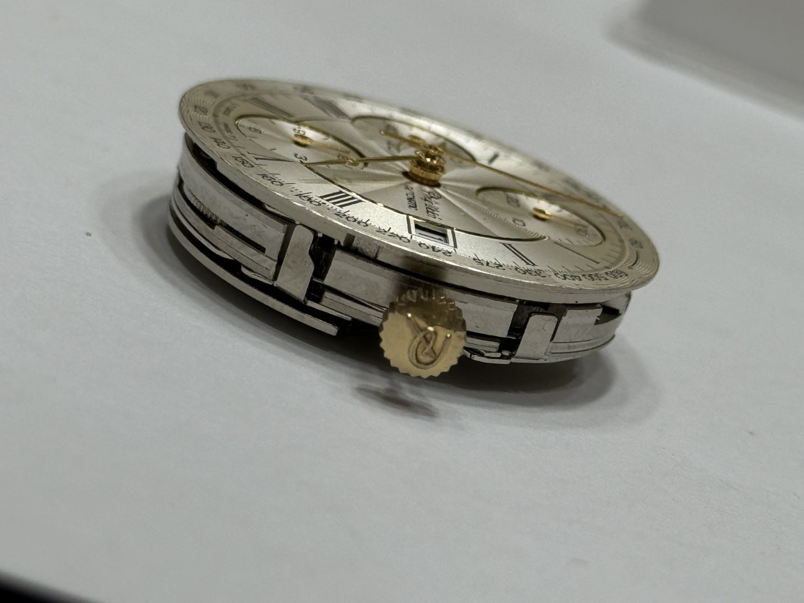 Chronograph Automatic Eta 7750 Phillip Watch Swiss Made Running