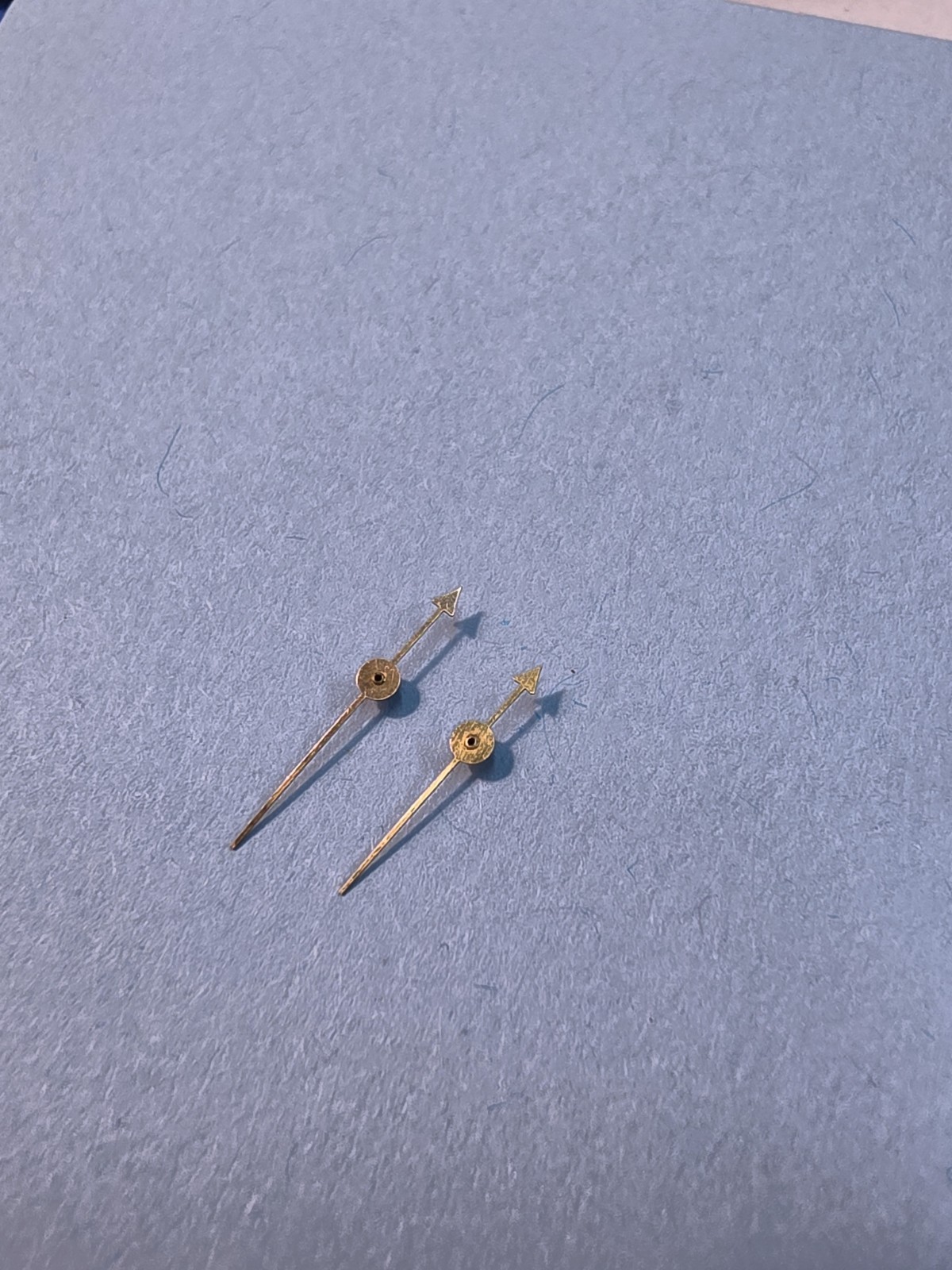 Lot Of 2 Vintage NOS Gilt Arrow End Second Hands Parts Spares Repairs
