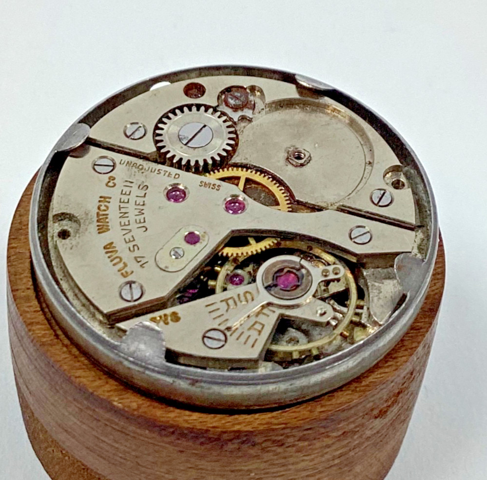 Fluva Geneve Mechanical 17 Jewel FEF380 Good Balance Spare Parts Repair READ