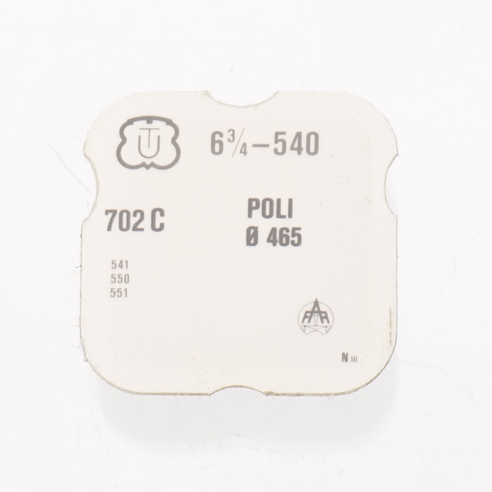 Benrus CR, CY – UT 540 Escape Wheel Watch Part 702/255 New Old Stock Watchmakers