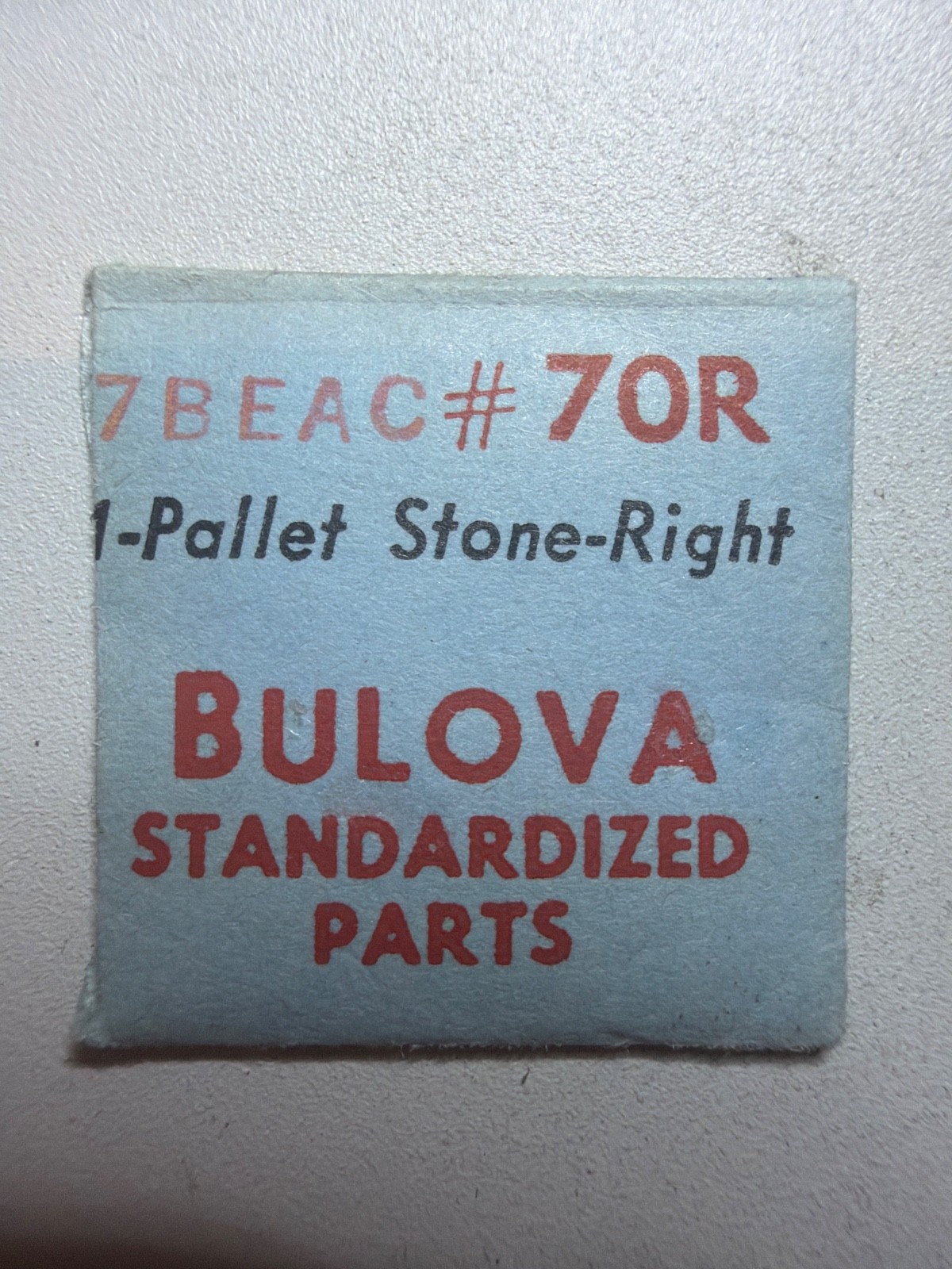 Bulova 70R Pallet Stone (Pallet Fork Right Side Jewel) – NOS – Various Calibers