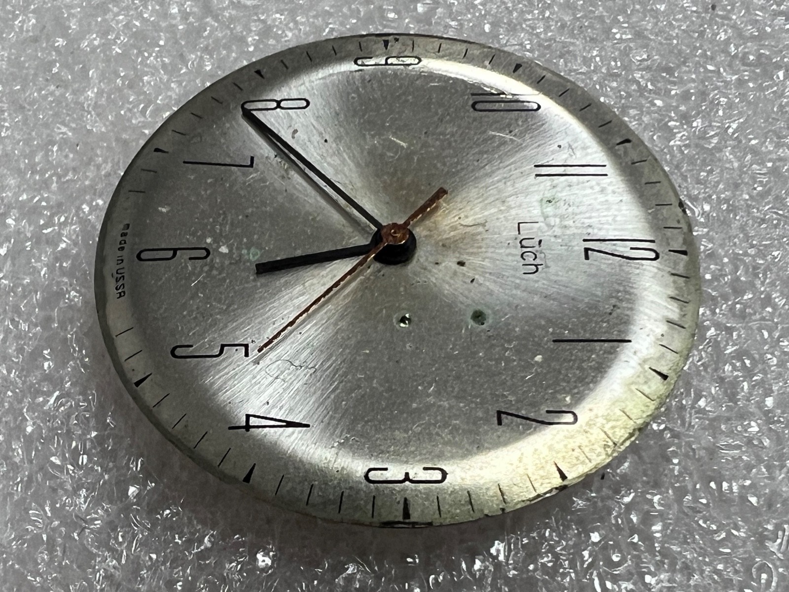 USSR LUCH movement 2209 caliber Gold Plated watch mechanism. FOR PARTS .