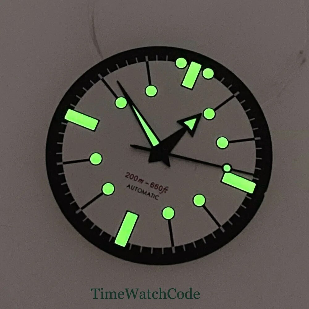 Diving Watch Case for NH35 ETA2824 PT5000 20ATM Double Bow Sapphire Crystal 40mm