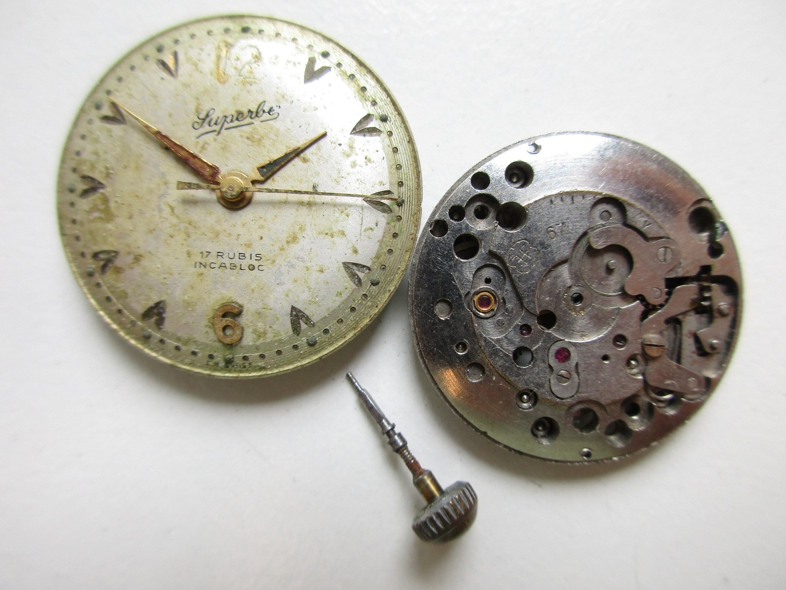 FHF Fontainemelon cal. 67 Swiss watch movements – for parts