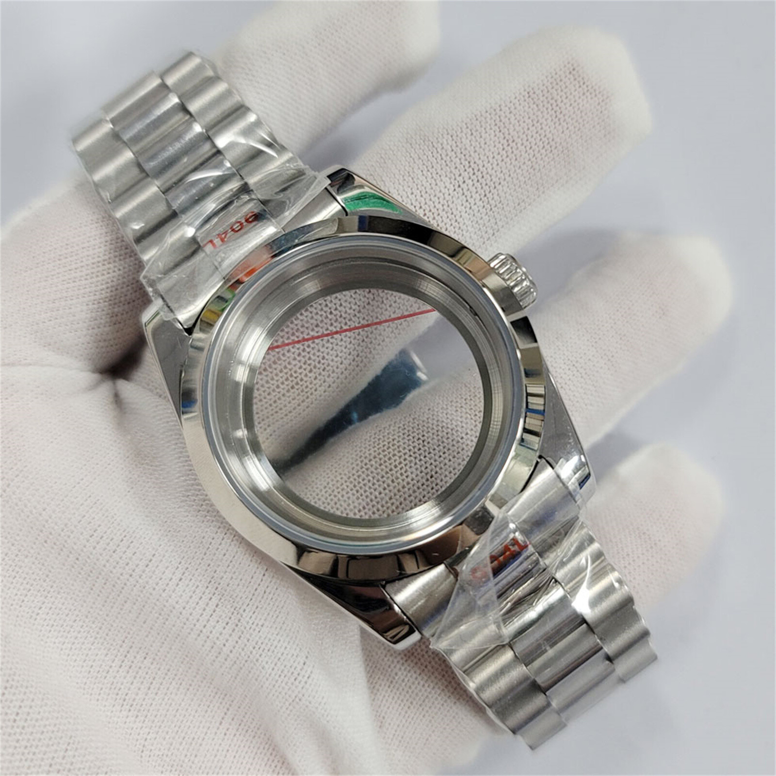 ​36/39MM Stainless Steel Watch Case+Strap Sapphire Glass For NH35/36/4R Movement