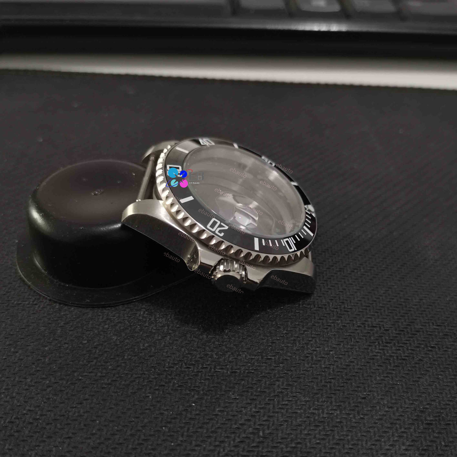 40mm Black Ceramic Bezel Watch Case For NH35 NH36 4R35 4R15 4R36 SKX007 Movement