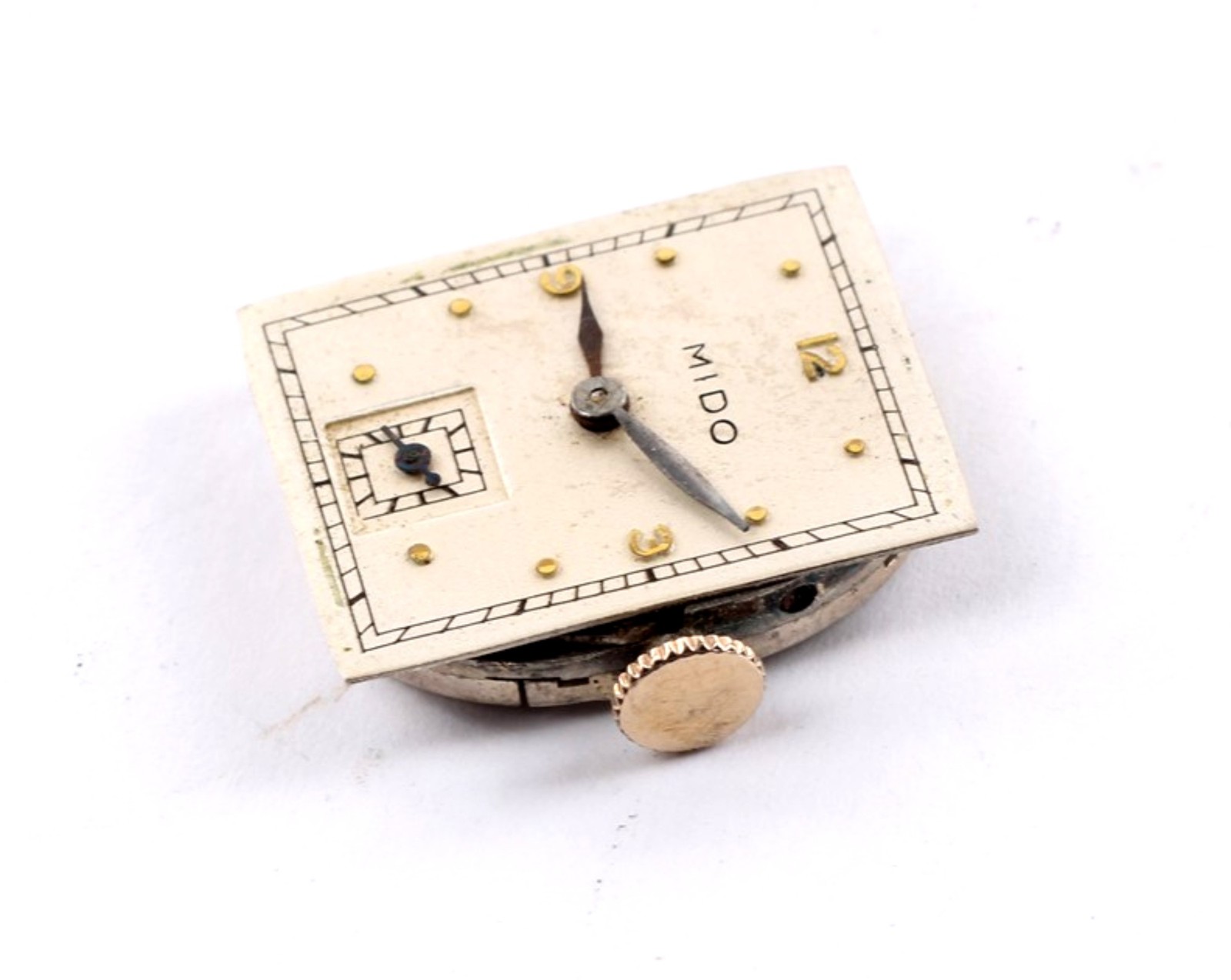 Mido Limited Men’s Wrist Watch Movement 17 Jewels Parts/Repair-GS-154
