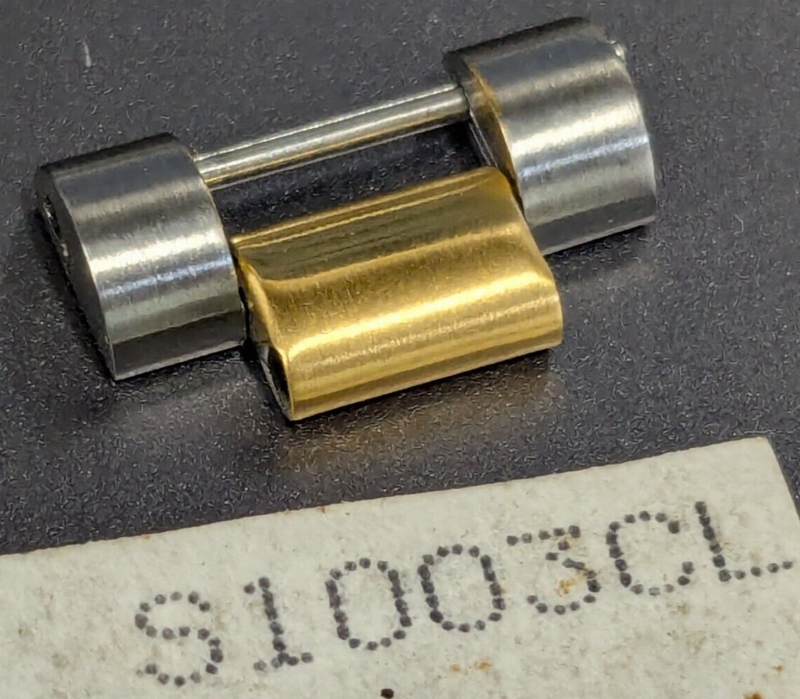 NOS Seiko Mens Presidential Two Tone 16mm Watch Bracelet Extra Link – Choose Qty