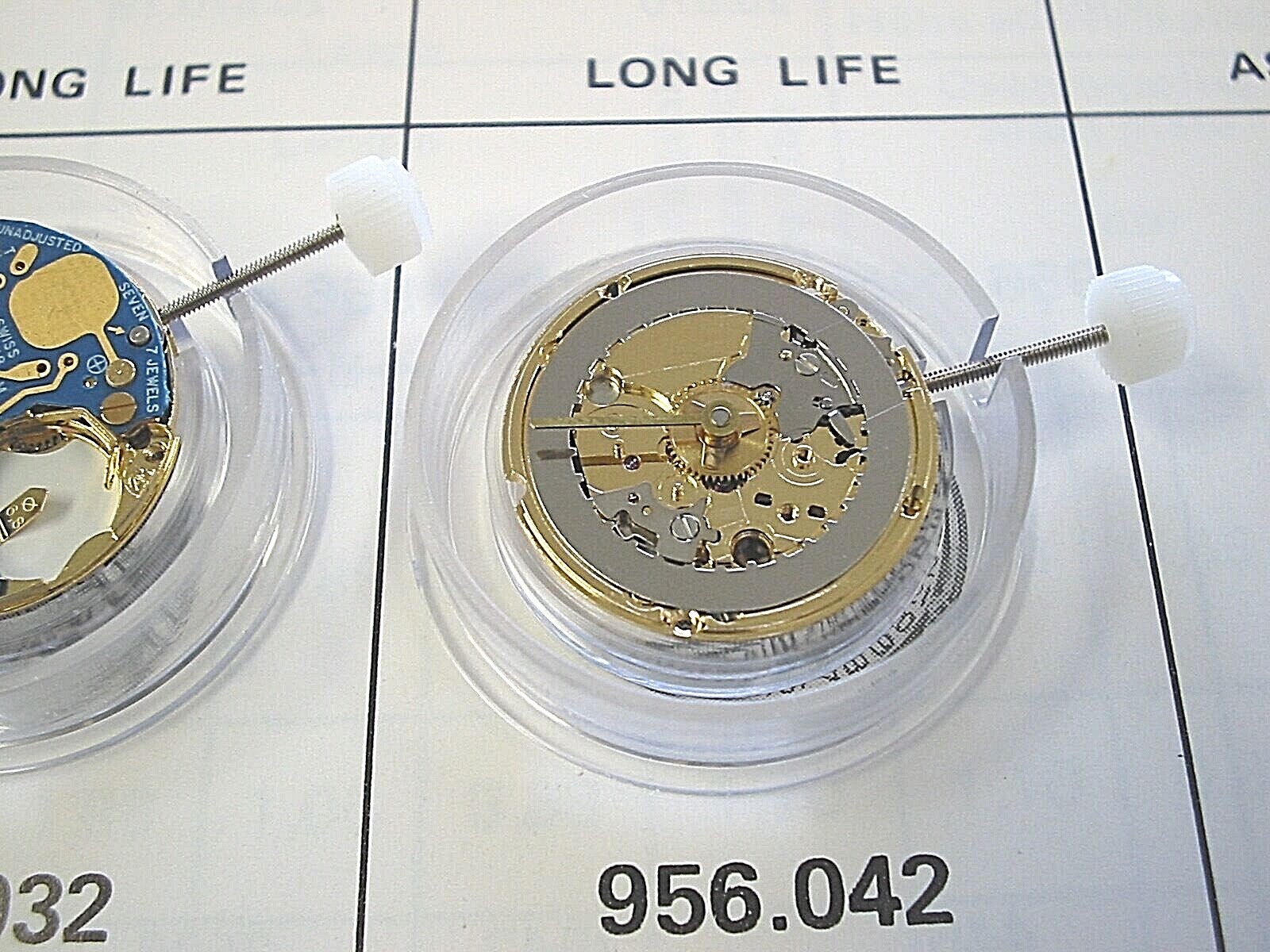 Rare, new, original ETA 956.032 watch movement. It can replace a 956.042. Swiss