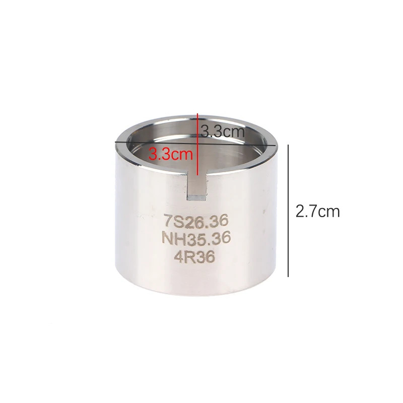 Stainless Steel Watch Movement Holder Base NH35 NH36 7S26 7S36 4R36 Repair Tool