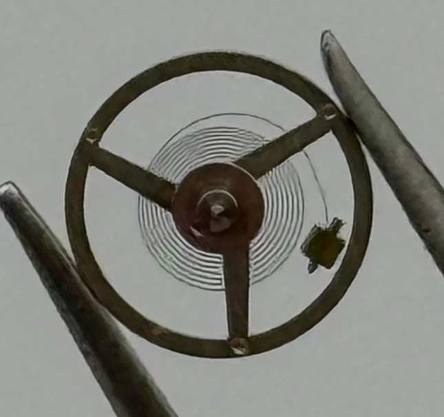 Tissot 2400 2401 Balance Wheel Complete And Spring 6¾’’’ 1847 Watch Movement NOS