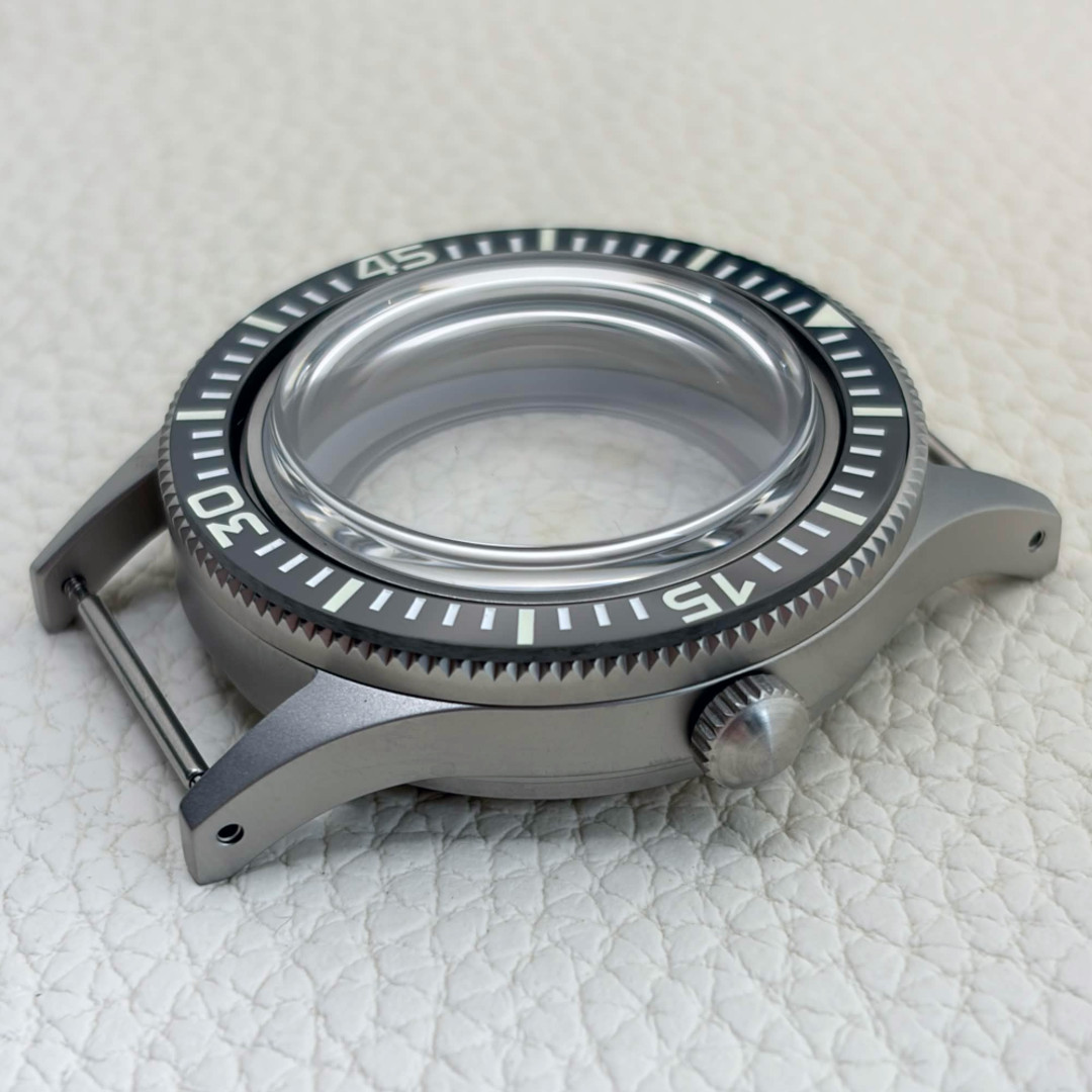 40MM Prevent Allergy WW2 Pilot Style Titanium Watch Case Fit Japan NH35 NH36 Mod