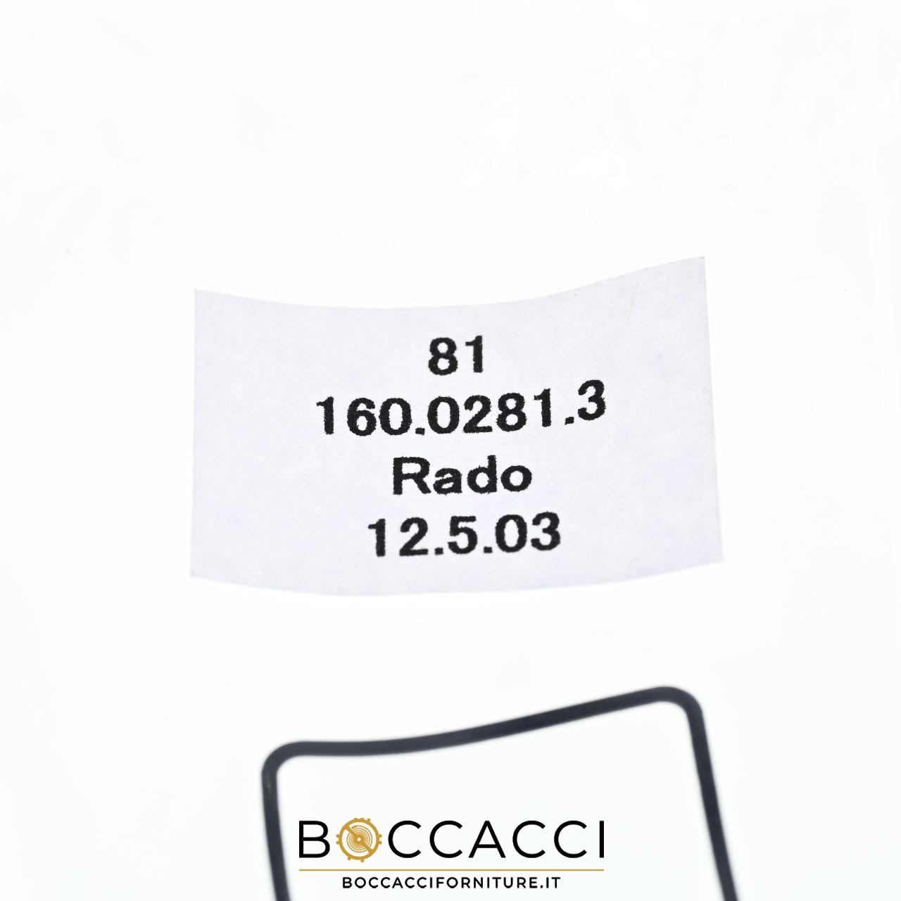 GENERIC Compatible Caseback Gasket for Rado 81 160.0281.3 (NEW)