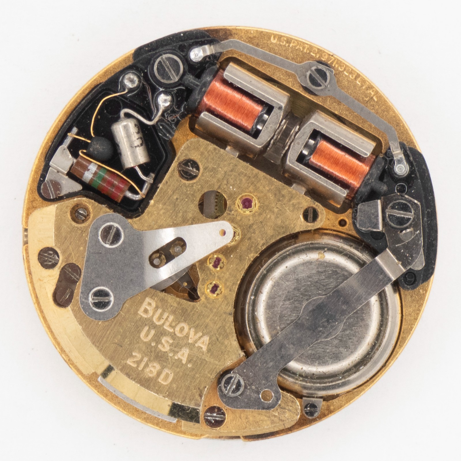 Vintage Accutron Caliber 218D Electronic Wristwatch Movement