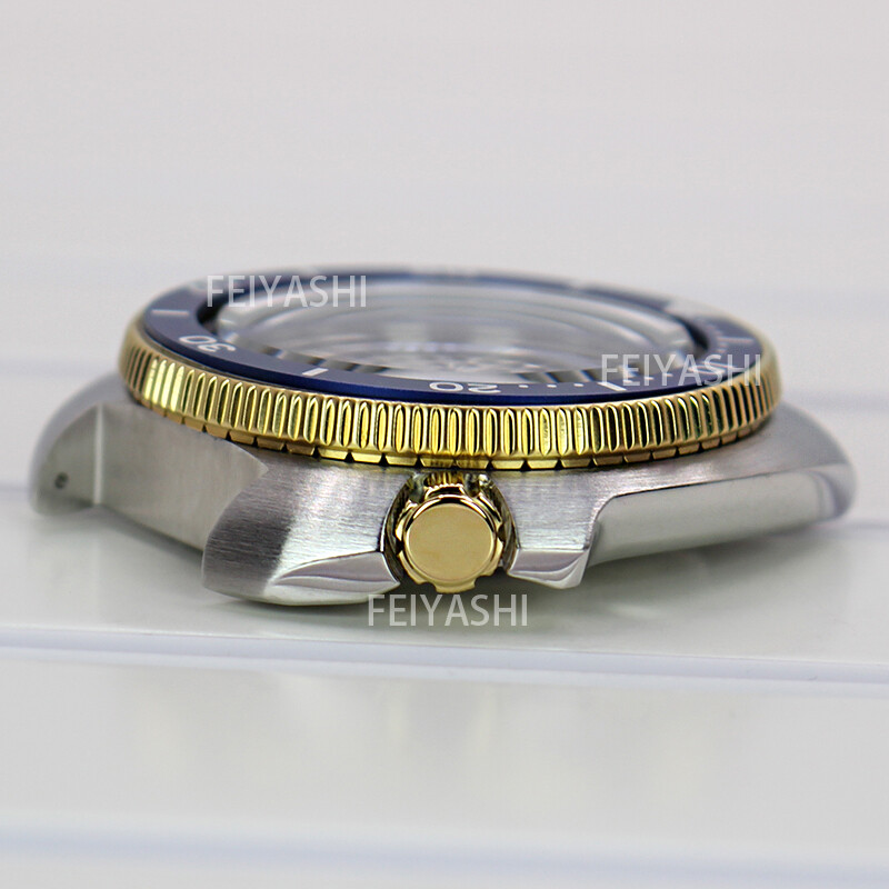 44mm Stainless steel turtle Watch Case nh35 For Seiko nh36 Movement 28.5mm Dial