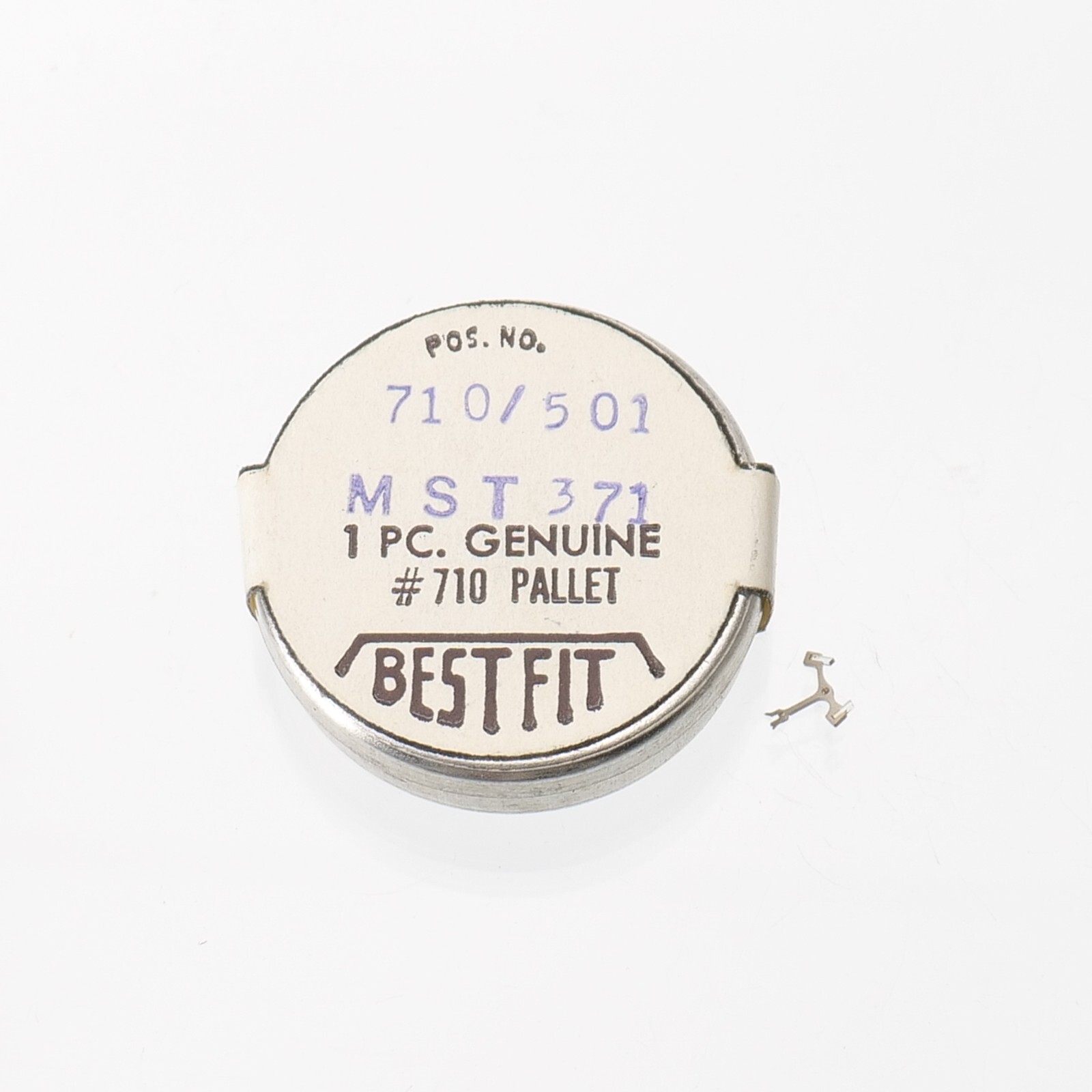 MST 371, 372 Watch Part #710/501 Pallet Fork New Old Stock Watchmakers