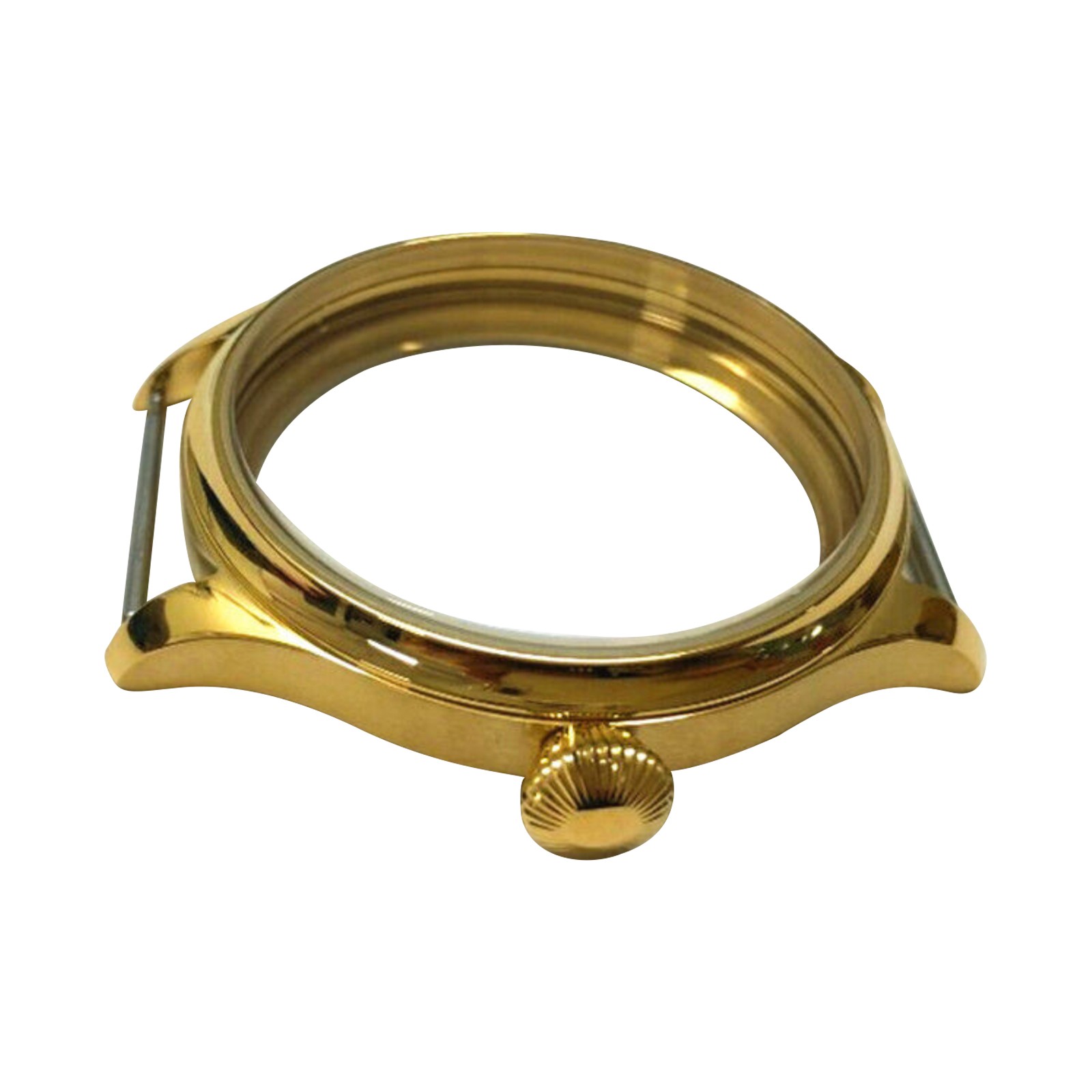 44mm Steel High-hardness Mirror Watch Case For ETA 6497/6498 ST36 Movement C