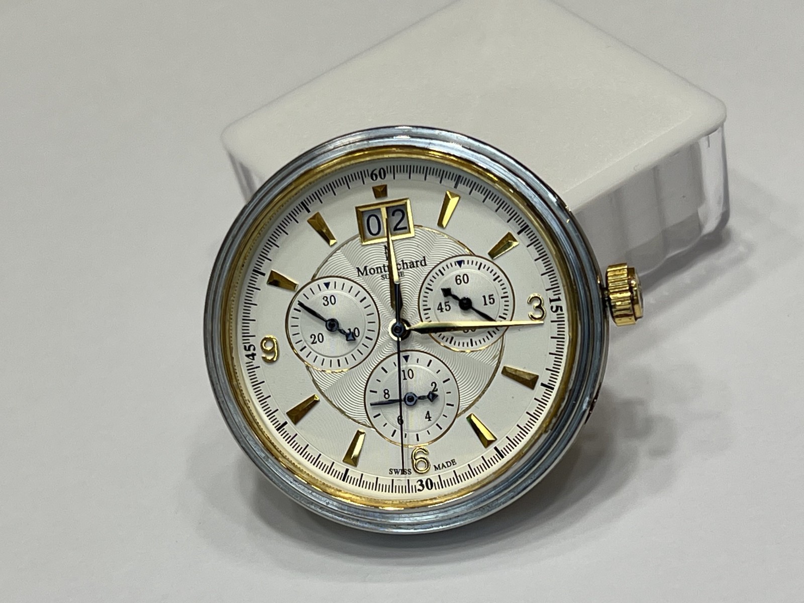 Movement & Dial Mont Richard Suisse Chronograph Quartz Ronda 5040.B Swiss Made