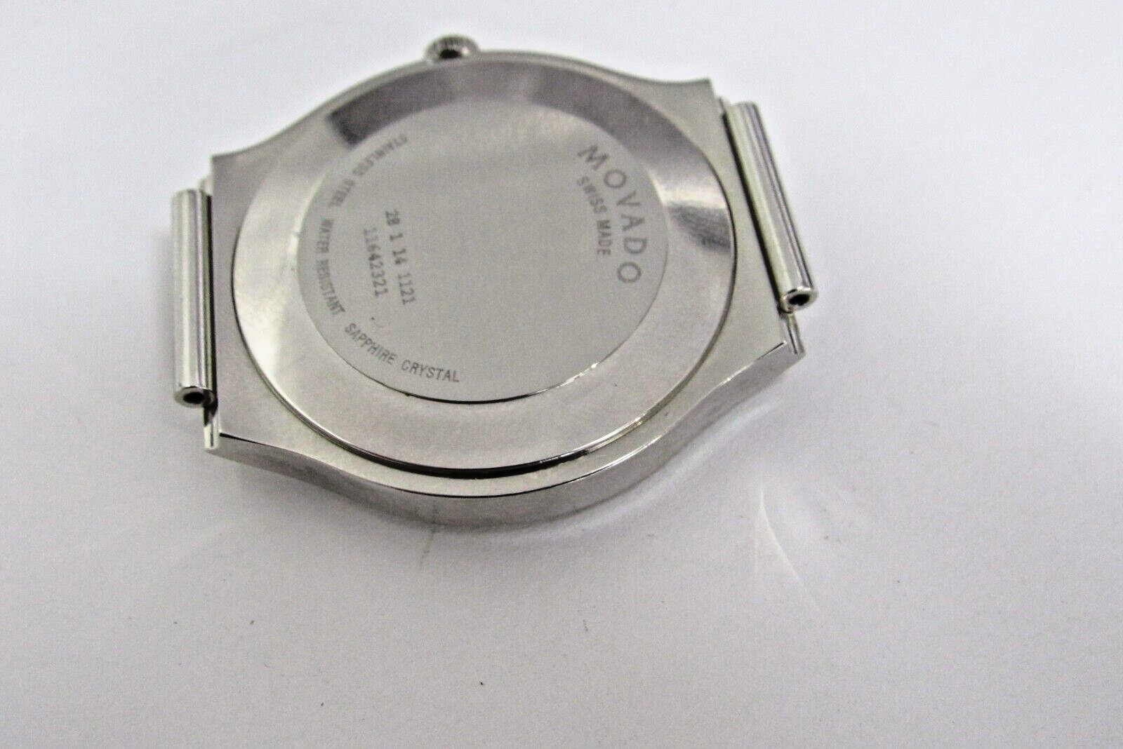 Movado Quadro Mens Watch 0606478 Case