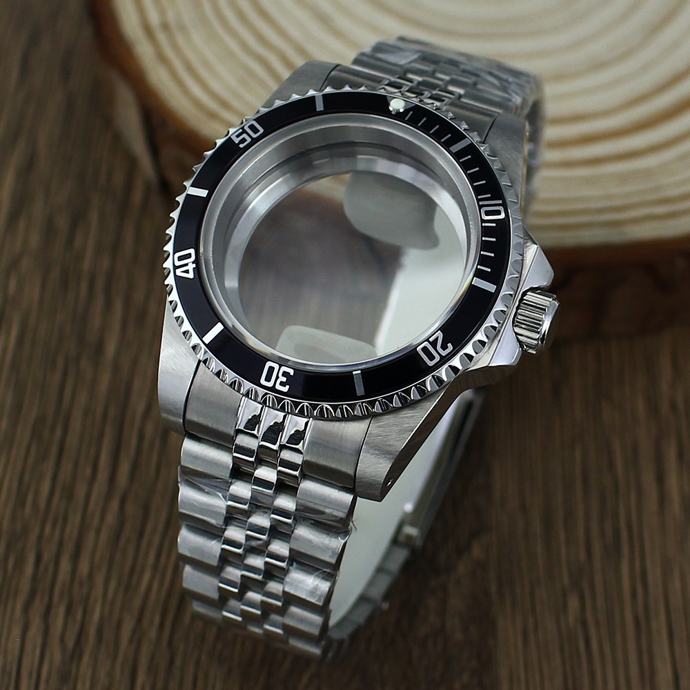 Modify SUB Mod 38mm Watch Case Strap Domed Acrylic Glass For Seiko NH35 36 NH38