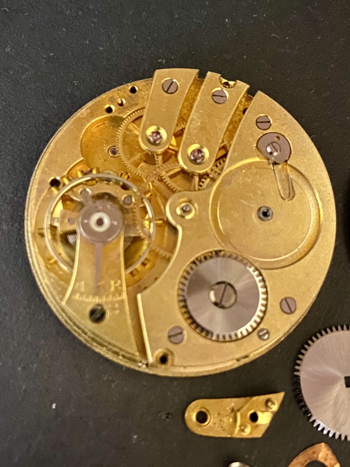 Vintage Union Pocket Watch Movement 43mm