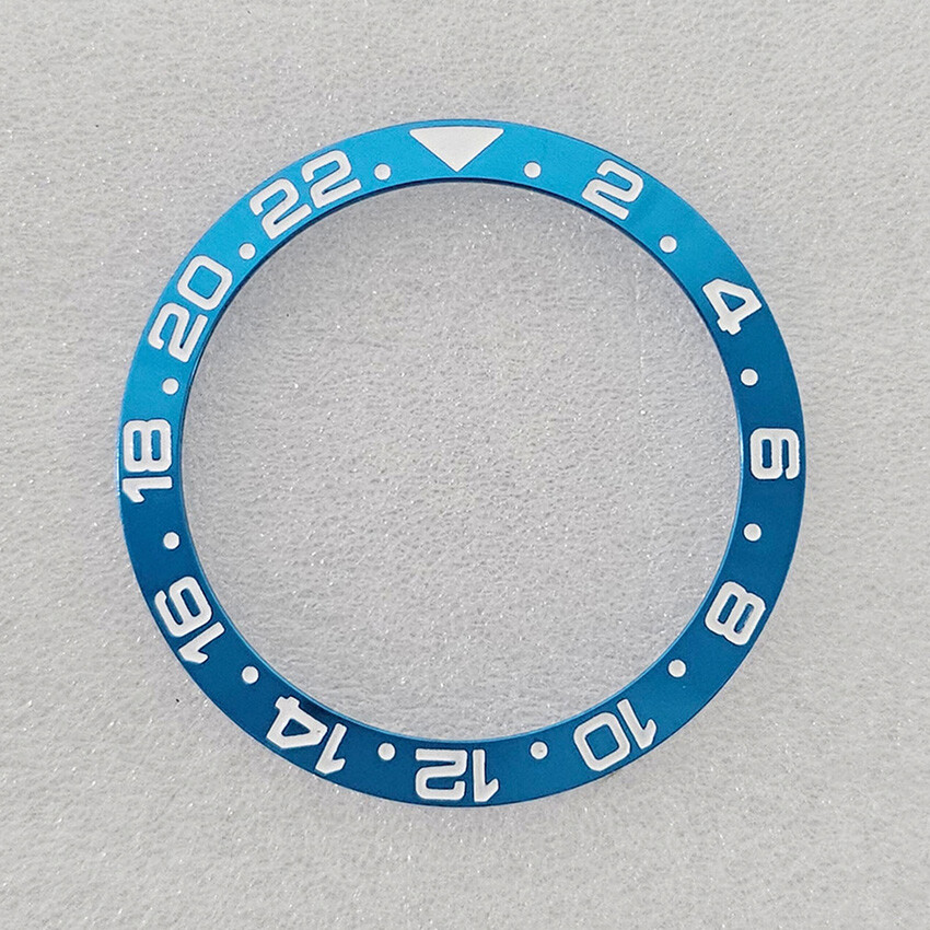 For 40mm Watch Case 38MM Watch Bezel Ring Replacement Metal Bezel No Luminous