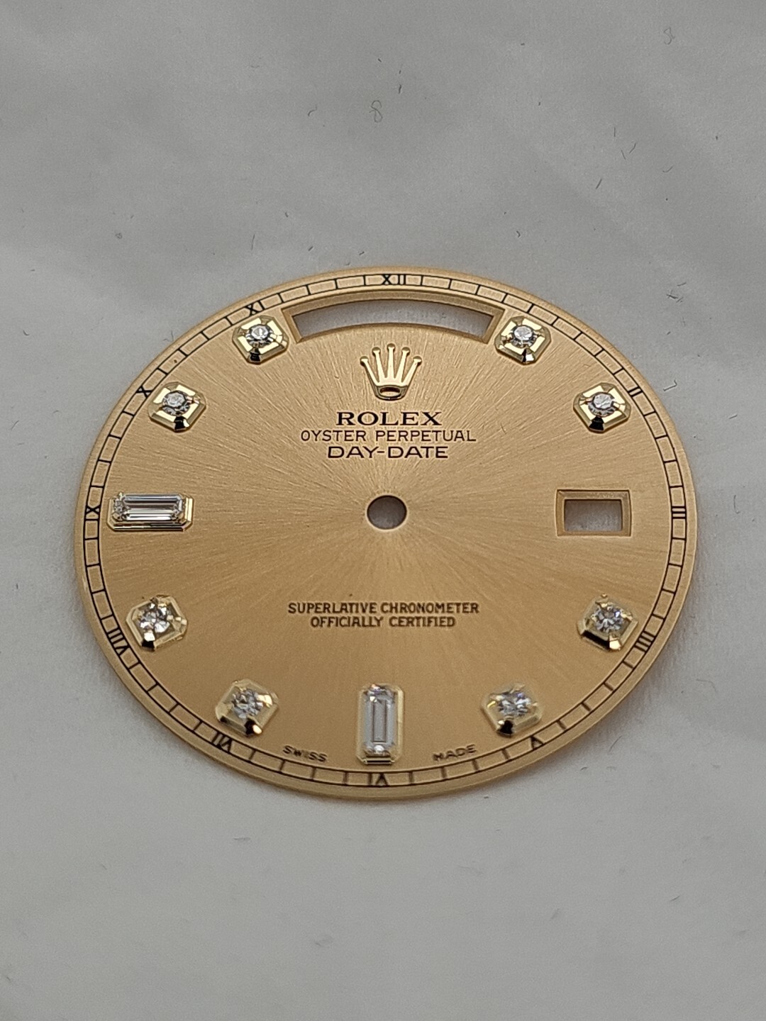Rolex Day-Date 41mm Champagne Color Dial With 8+2 Diamonds