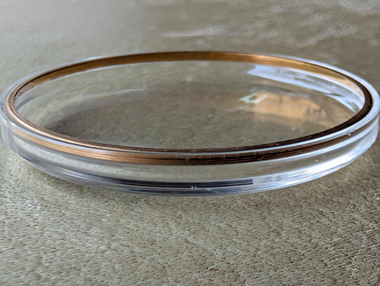 Vintage 1960/70’s Bulova Accutron 1271-AYS Crystal For Spaceview 2531 Cases