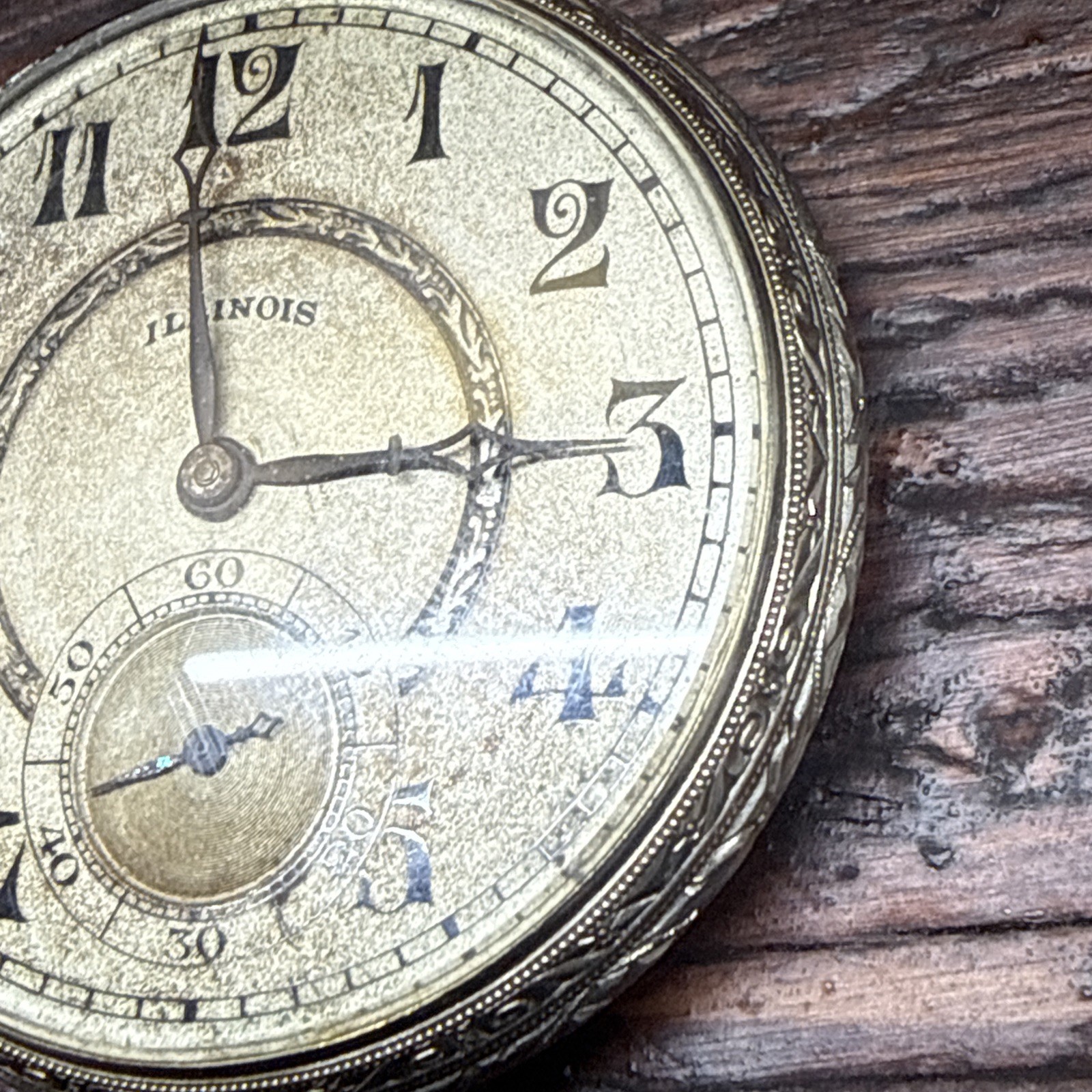1925 Illinois Model 3 Grade Autocrat 17J 12s Pocket Watch Movement – Running
