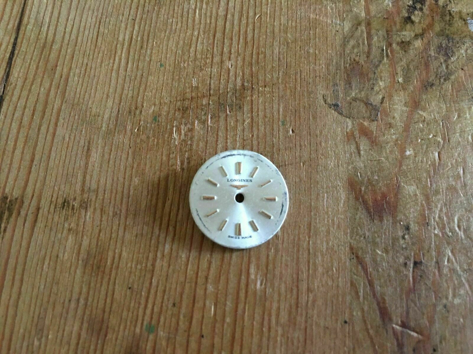 Used – Longines Watch Dial – 16 Mm Diameter – Used