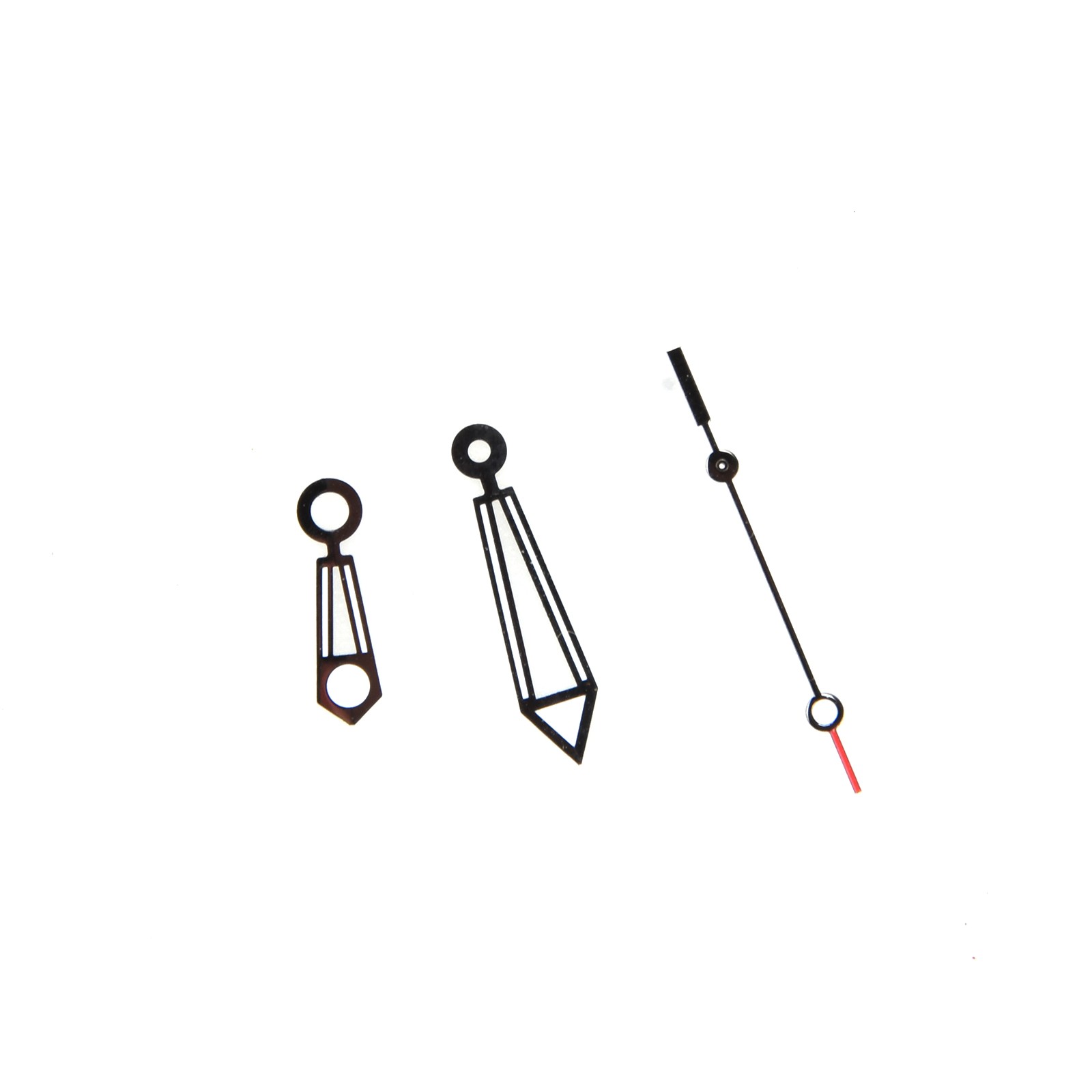 Black Watch Hands Needle Hour Minute Second For ETA 2824-2 Watch Movement q