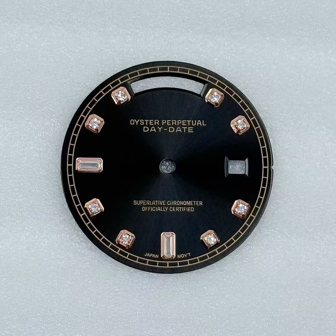31mm Gradient Color Watch Dial Double Calendar No Lume for 8285 Movement