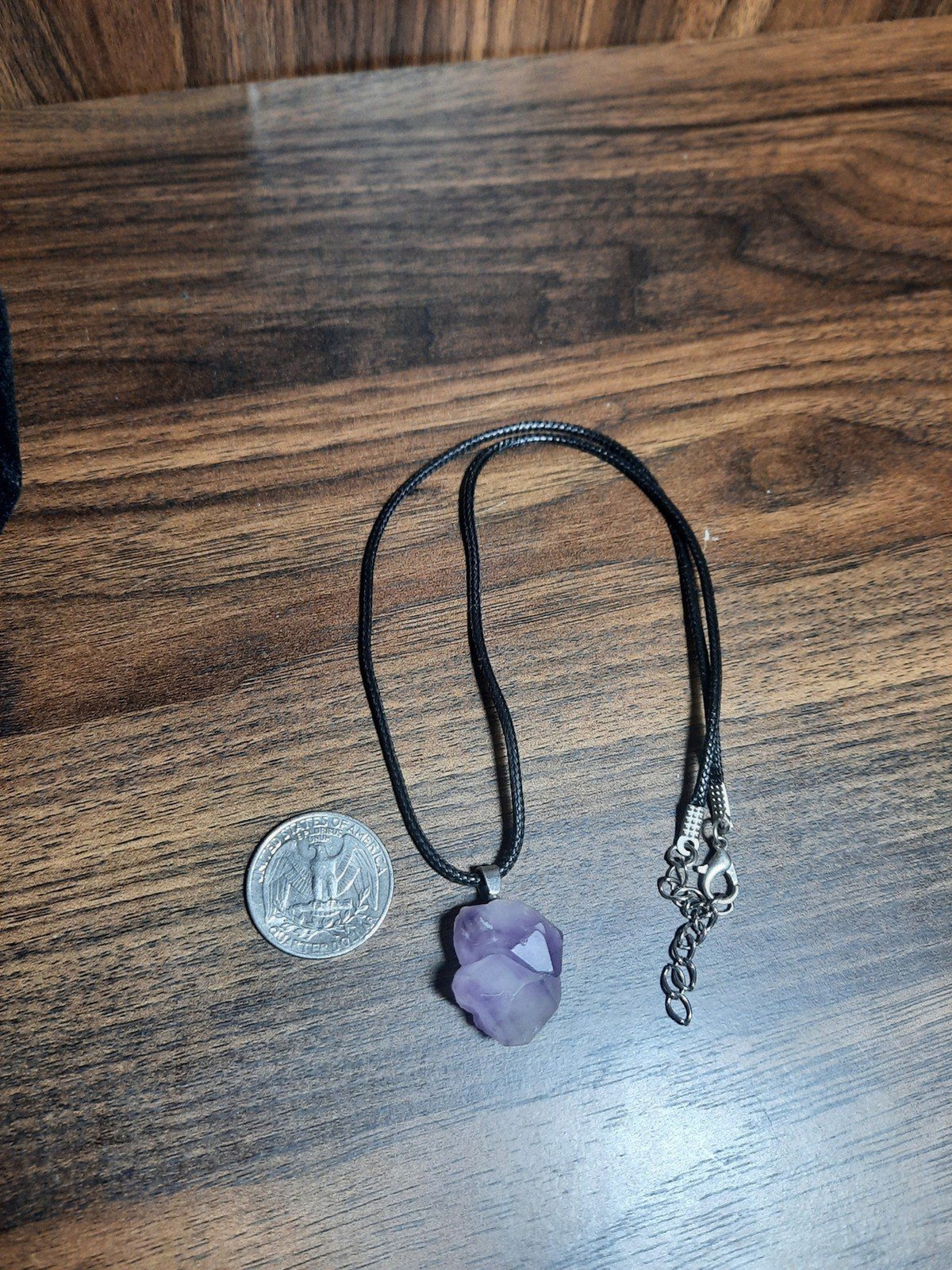 Amethyst Cluster Crystal Necklace