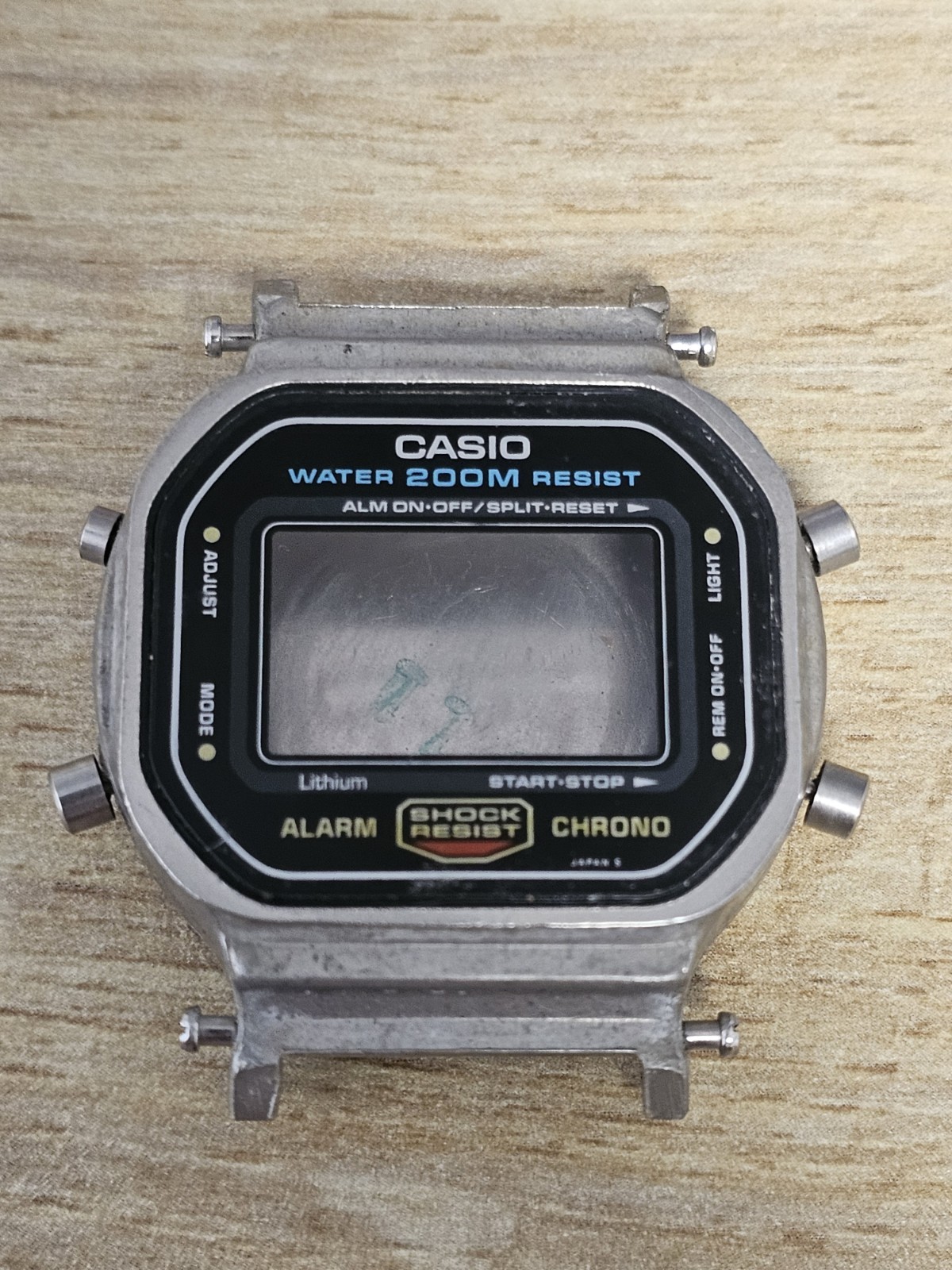 Vintage Casio G-Shock DW-5600C 901 Watch Case Only No Module No Bezel Japan Part
