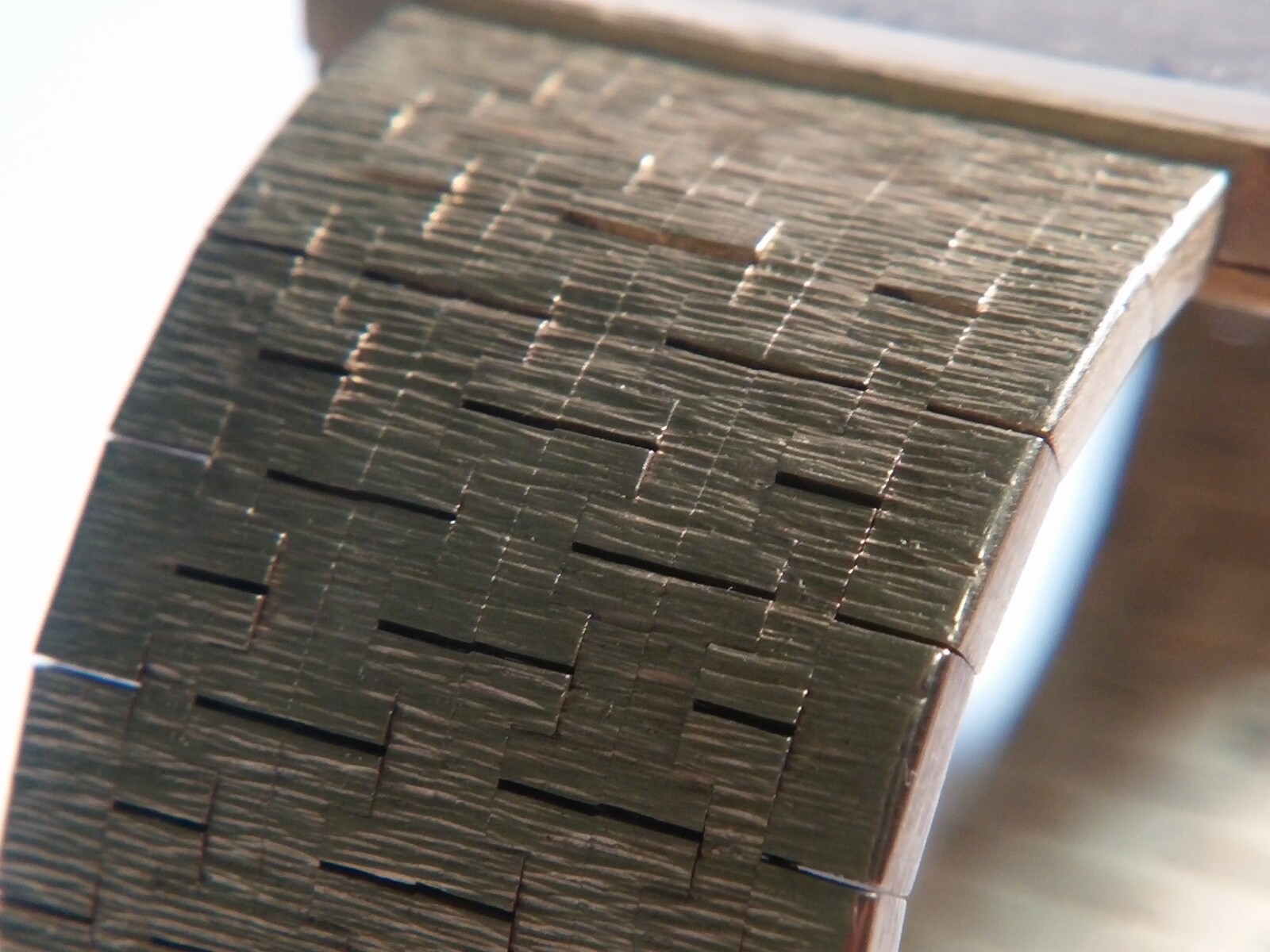 Piaget watch 18K gold, 18K Gold Mesh band 18/15mm, 7 1/2 inches total length run