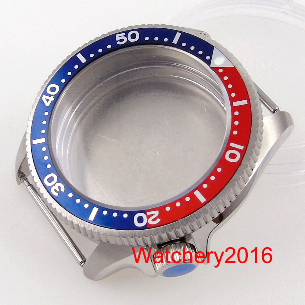 37mm Sapphire Glass Watch Case fit NH35 NH36 ETA 2824 movement SKX007 4R35 7S26