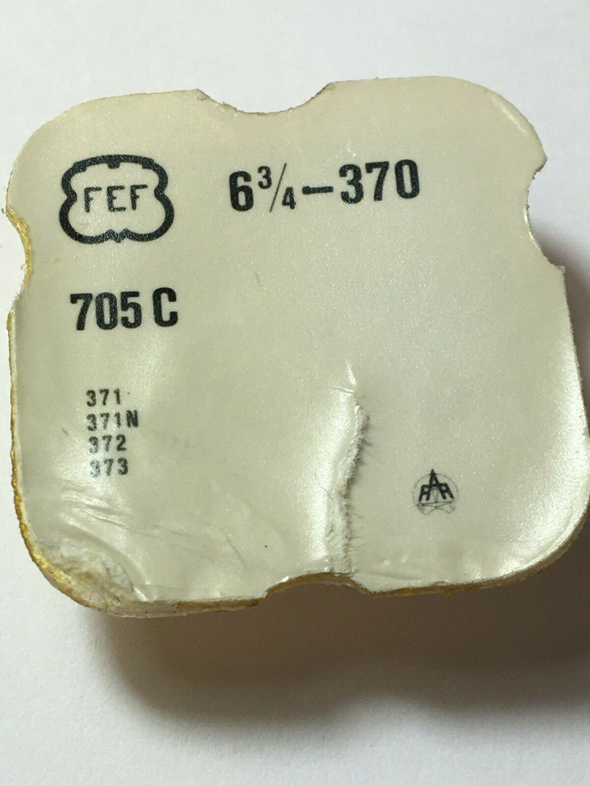 FEF Cal 370 371 371N 372 373 Part 705 Escape Wheel