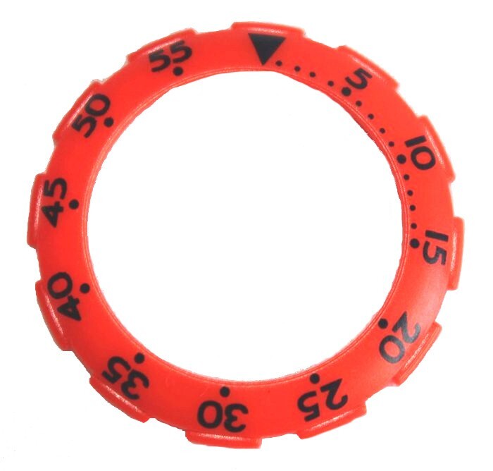 SWATCH – 200 Orange Electric Metal Ring Scuba Bezel – NEW