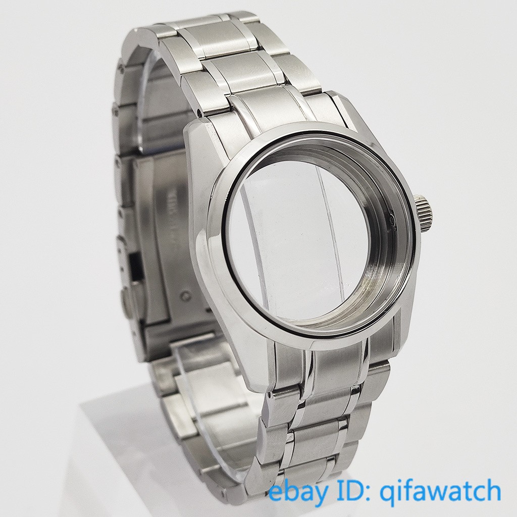 36mm Watch Case Sapphire Glass Fit NH34 NH35 NH36 ETA2824 Miyota8215-DG Movement
