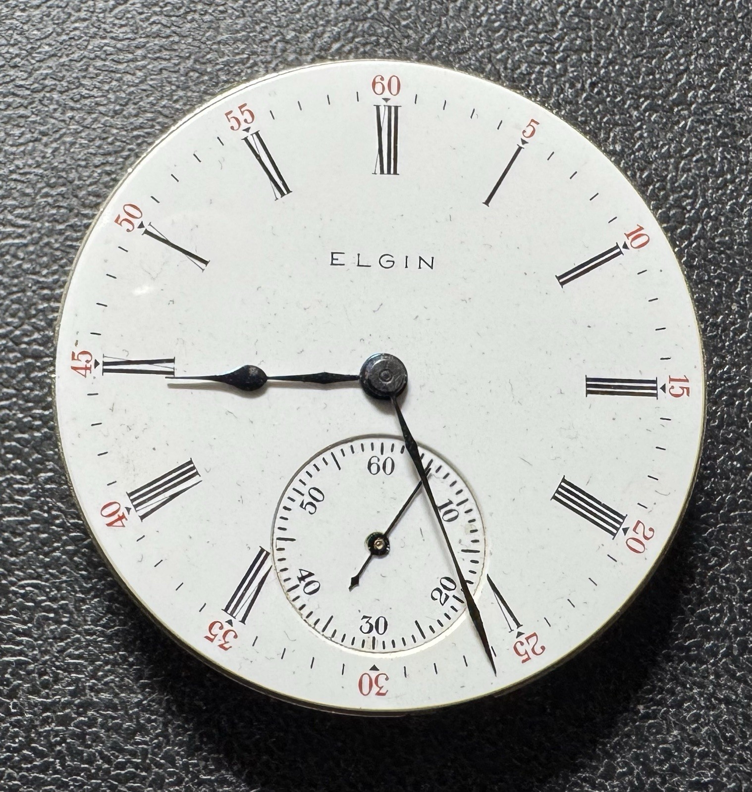 1905 ELGIN 16S 17J 3 FINGER BRIDGE GRADE 241 ADJUSTED POCKET WATCH MOVEMENT