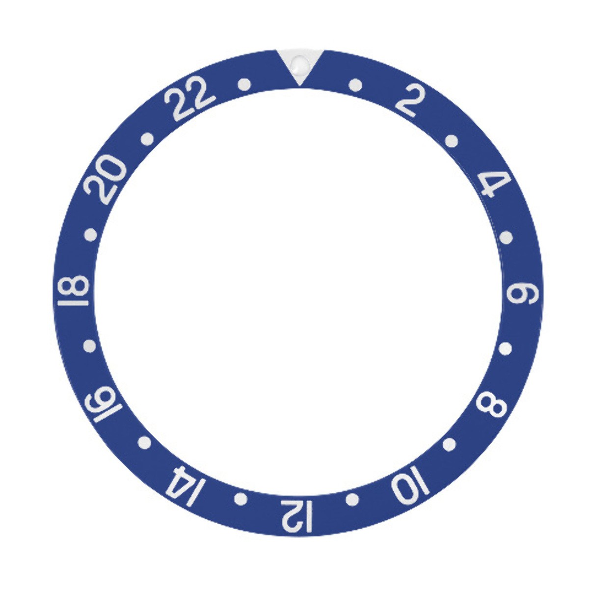 BEZEL INSERT GMT FOR SEIKO 6105 7002 6309 7S26 6309 6306 7002 8000 WATCH BLUE