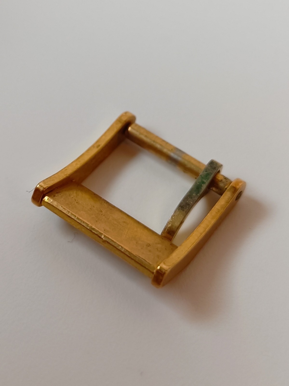 ZENITH Vintage Gold Steel Watch Buckle 11.5mm Steel Watch Buckle Lady