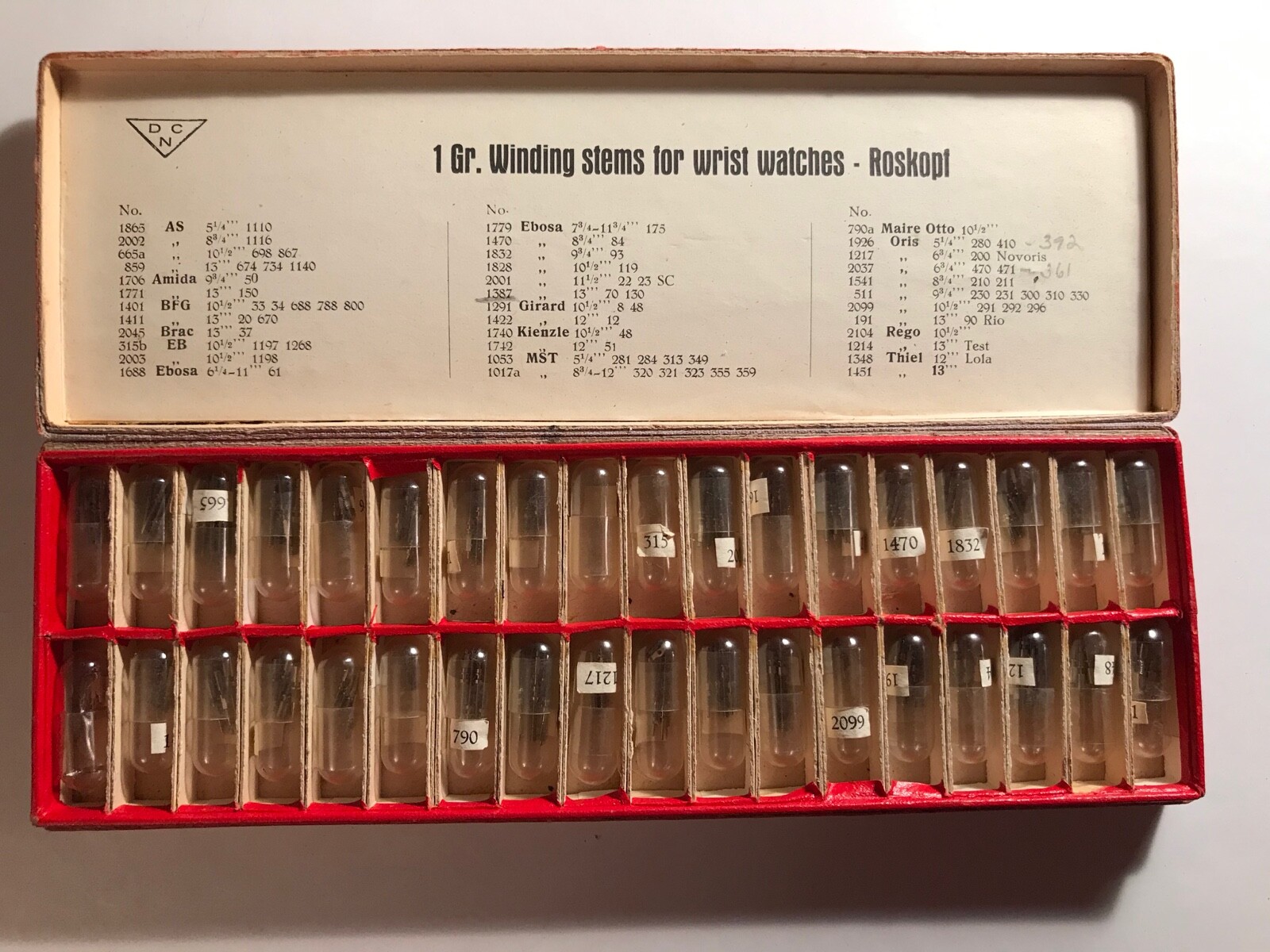 Roskopf Selection of100+ Winding Stems