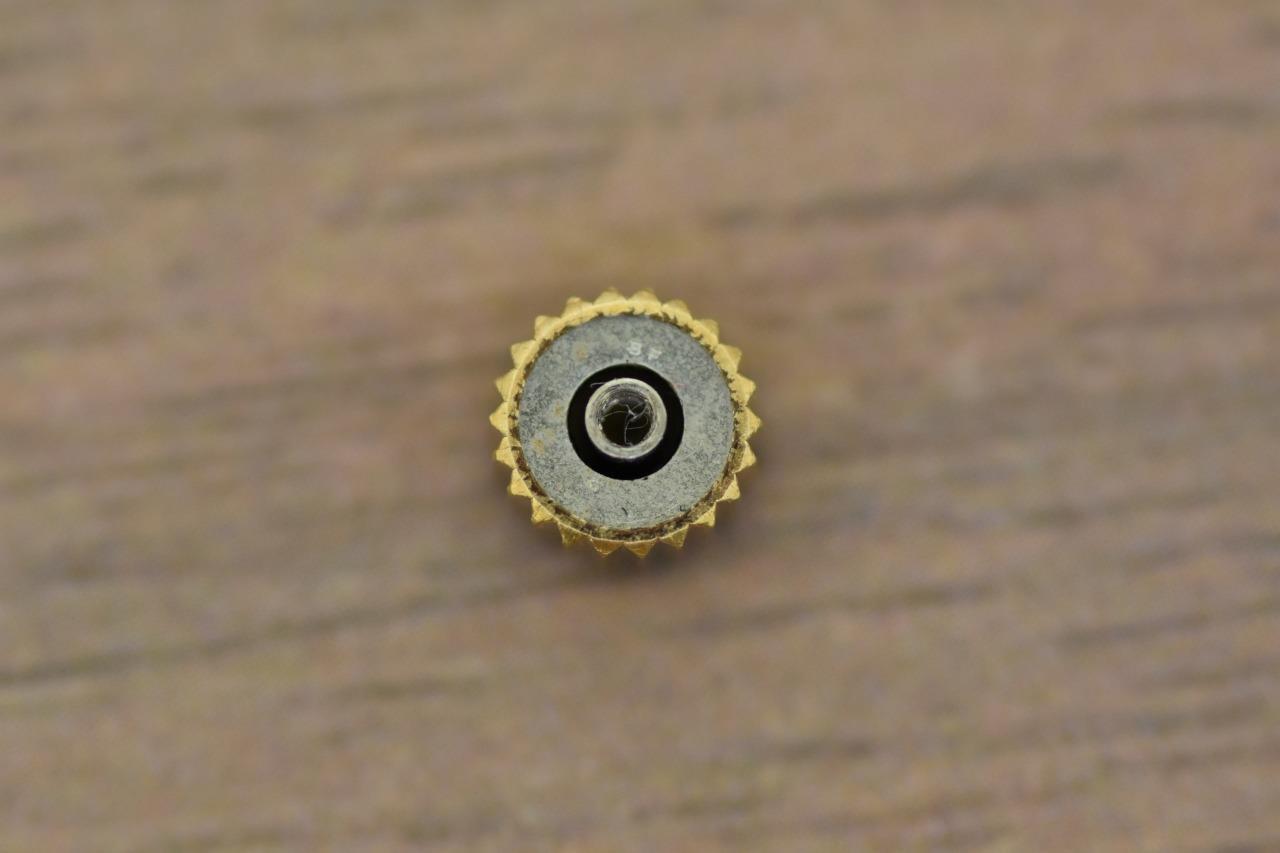 Vintage Bulova Accutron Gold Tone Watch Crown 4.9 X 3.3 mm