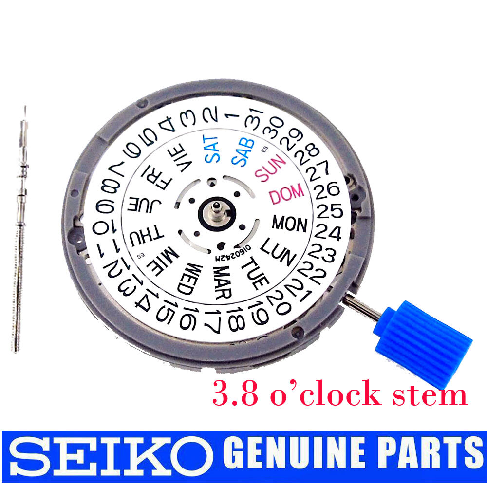English SPANISH NH36 NH36A mechanical auto movement 3 o’clock/3. 8 o’clock Crown