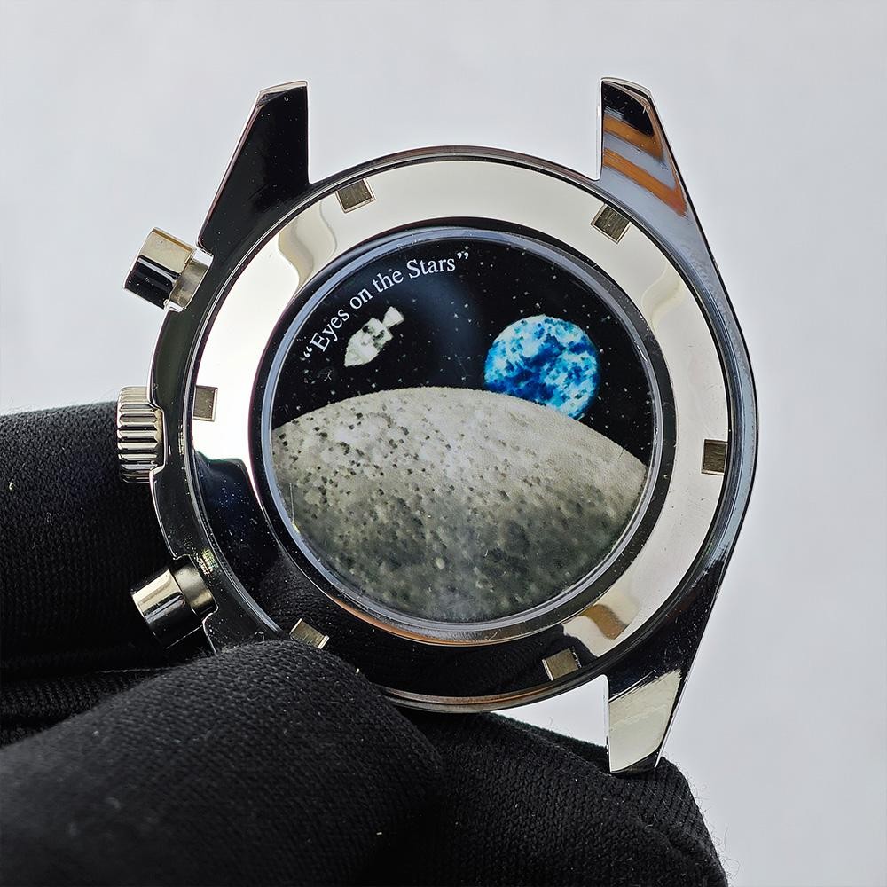 39.7mm Metal Watch Case Fit VK63 Movement Men Watch Parts for 20mm Strap