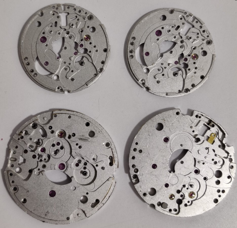 Tudor & Breitling Main Plate for Spare Part Use Only Set of 4 pieces MX-209