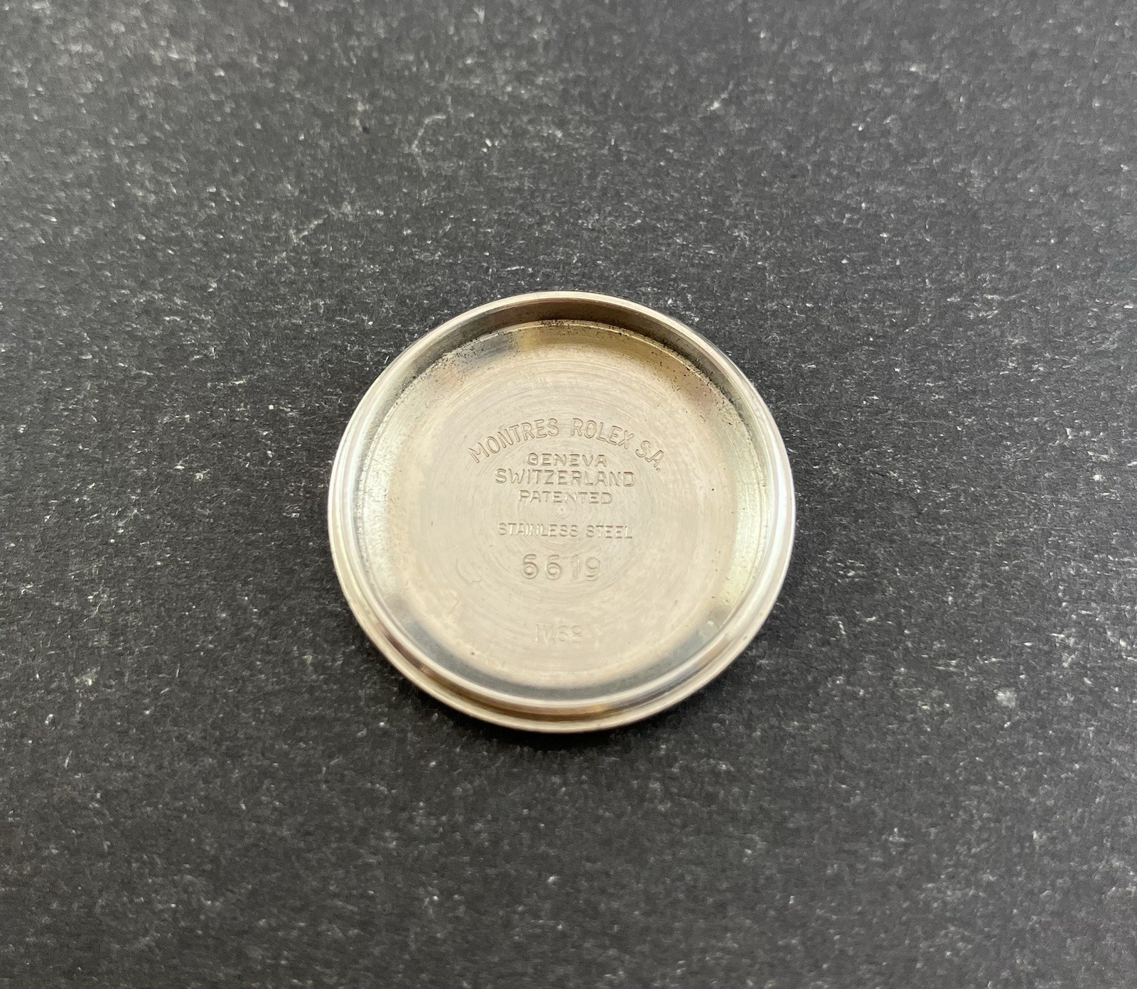 Original Ladies Rolex Oyster Perpetual Case Reference 6619. Circa 1962